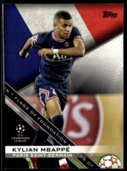 Topps 2021 Topps UEFA Champions League Flags of Foundation #FF-07 Kylian Mbappe