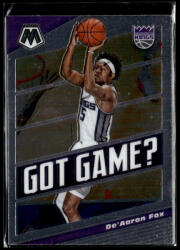 Panini 2019-20 Panini Mosaic Got Game? #24 De'Aaron Fox