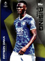 Topps 2021 Topps UEFA Champions League Summer Signings Rising Star #PD Patson Daka