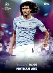 Topps 2021 Topps Football Festival by Steve Aoki UEFA Champions League Spotlight #NA Nathan Aké