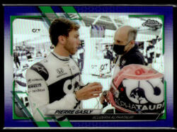 Topps 2021 Topps Chrome Formula 1 Racing Purple/Green Refractor #36 Pierre Gasly