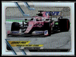 Topps 2021 Topps Chrome Formula 1 Racing Refractor #169 Sergio Perez