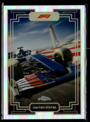 Topps 2022 Topps Chrome Formula 1 Art du Grand Prix #ADGPC-US Formula 1 United States Grand Prix