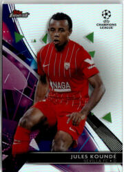 Topps 2021 Topps Finest UEFA Champions League Refractor #81 Jules Koundé
