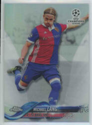 Topps 2017-18 Topps Champions League Chrome Base Refractor #83 Michael Lang