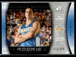 Upper Deck 2005-06 SP Authentic #136 Linas Kleiza 870/999