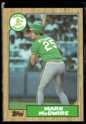 Topps 1987-88 Topps #366 Mark McGwire