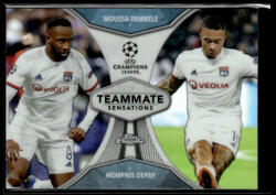 Topps 2019 Topps Chrome UEFA Champions League Teammate Sensations #TS-DD Moussa Dembélé/Memphis Depay