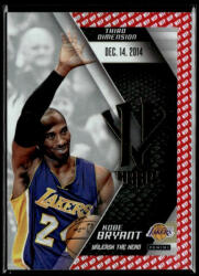 Panini 2015 Panini Kobe HeroVillain - Red MVP Unleash the Hero # 20 Kobe Bryant