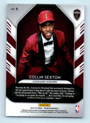 Panini 2018-19 Panini Prizm Luck of the Lottery # 8 Collin Sexton
