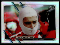 Topps 2021 Topps Chrome Formula 1 Racing Refractor #25 Charles Leclerc