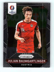 Panini 2016 Panini Uefa Euro Prizm Base #84 Julian Baumgartlinger
