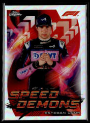 Topps 2022 Topps Chrome Formula 1 Speed Demons #SD-EO Esteban Ocon