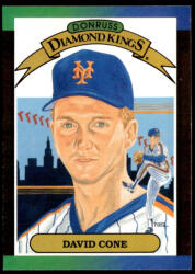 Panini 1988-1989 Donruss Diamond Kings #9 David Cone