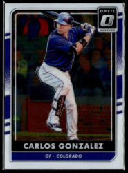 Panini 2016-2017 Donruss Optic #72 Carlos Gonzalez