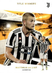 Topps 2021 Topps Juventus FC Trading Cards Set Title Winners #42 Matthijs de Ligt