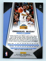 Panini 2017-18 Prizm Basketball Base # 161 Emmanuel Mudiay