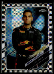 Topps 2021 Topps Chrome Formula 1 Racing Checker Flag #67 Jehan Daruvala