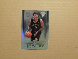 Panini 2013-14 Panini Titanium Draft Year #136 Jeff Withey/13