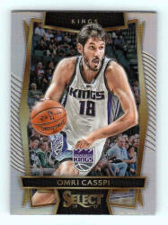 Panini 2016-17 Panini Select Concourse Silver Prizm #47 Omri Casspi