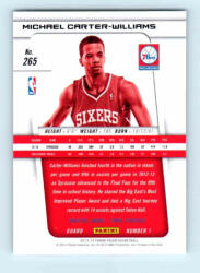 Panini 2013-14 Panini Prizm Base #265 Michael Carter-Williams RC