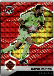 Panini 2021-22 Panini Mosaic Road to FIFA World Cup Mosaic Red Refractor #181 David Ospina