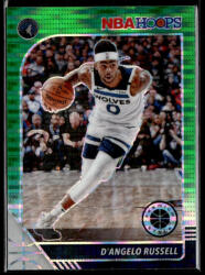 Panini 2019-20 Hoops Premium Stock Green Pulsar #18 D'Angelo Russell