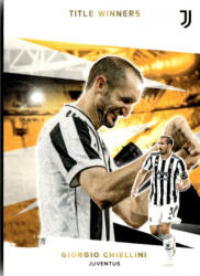 Topps 2021 Topps Juventus FC Trading Cards Set Title Winners #43 Giorgio Chiellini