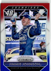Panini 2016 Panini Prizm Prizms Red White and Blue CHAMPIONS #65 Jimmie Johnson