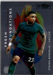 Skybox 2022-23 Skybox Metal Universe Champions Fresh Foundation #FF16 Steven Bergwijn
