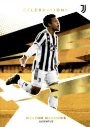 Topps 2021 Topps Juventus FC Trading Cards Set Celebrations #40 Weston McKennie
