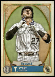 Topps 2021-22 Topps Gypsy Queen #256 Trevor Story