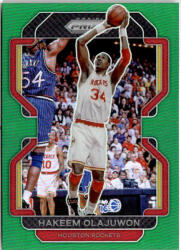 Panini 2021-22 Panini Prizm Green Prizms #265 Hakeem Olajuwon