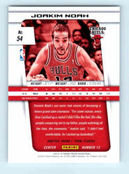 Panini 2013-14 Panini Prizm Base #54 Joakim Noah