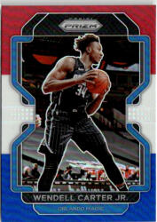 Panini 2021-22 Panini Prizm Red White and Blue Prizms #160 Wendell Carter Jr
