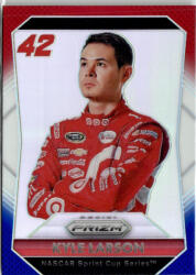 Panini 2016 Panini Prizm Prizms Red White and Blue #36 Kyle Larson