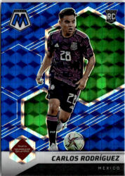 Panini 2021 Panini Mosaic Road to the FIFA World Cup Qatar Blue Mosaic Prizm #24 Carlos Rodriguez 26/99