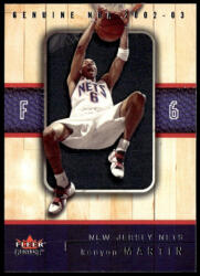 Fleer 2002-2003 Fleer Genuine #62 Kenyon Martin