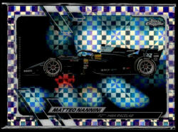 Topps 2021 Topps Chrome Formula 1 Racing Purple Checker Flag #132 Matteo Nannini 134/199