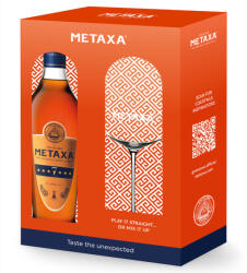 Metaxa - Brandy 7 stele + 1 pahar - 0.7L, Alc: 40%