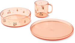 Liewood Set pentru masa copilului din tritan Siva - Peach / Sea shell - Liewood