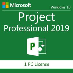 Microsoft Project Professional 2019, 32/64 bit, Toate limbile, Licenta electronica pentru Windows