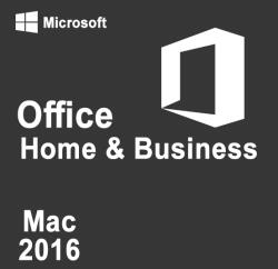 Microsoft Office 2016 Home and Business, 32/64 bit, Toate limbile, Licenta electronica pentru Mac