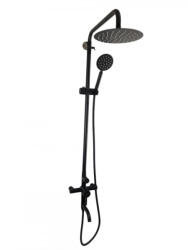 Mixxus Coloana de dus Mixxus SUS-009-J NEGRU, 120 cm baterie si para, monocomanda, furtun flexibil (etf-8476)