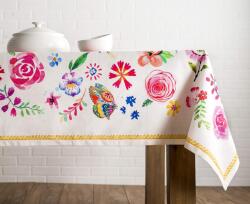 Maison d`Hermine Fată de masa 100% bumbac 140 cm x 180 cm, flori dulci Fata de masa
