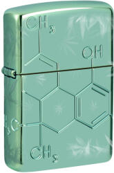 Zippo Brichetă Zippo 46313 Cannabis Chemical Compound Deep Carved (46313) Bricheta