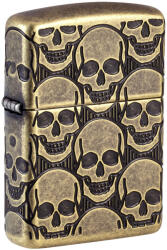 Zippo Brichetă Zippo 46302 Crackling Cranium Deep Carved Armor (46302) Bricheta