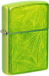 Zippo Brichetă Zippo 46269 Iced Cannabis Leaf (46269) Bricheta