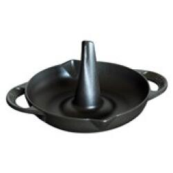 Villeroy & Boch Staub öntöttvas kerek kacsa/csirke grillező fekete 1 l 24 cm