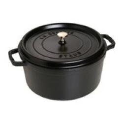 Villeroy & Boch Staub öntöttvas kerek lábas fekete 8, 35 l 30 cm